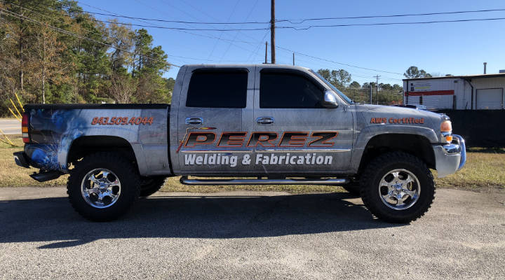 Full commercial vehicle wrap Charleston